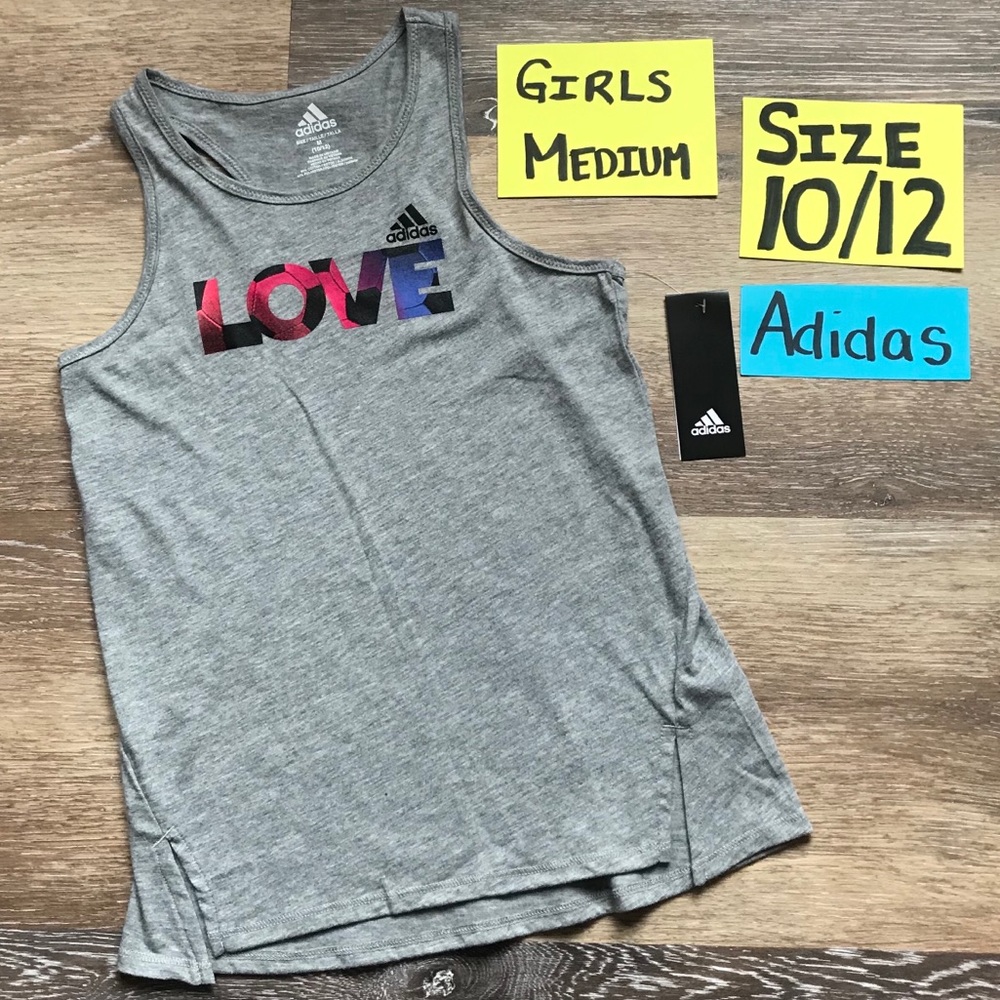 🛍40% OFF Adidas Girls Size Medium Tank Top